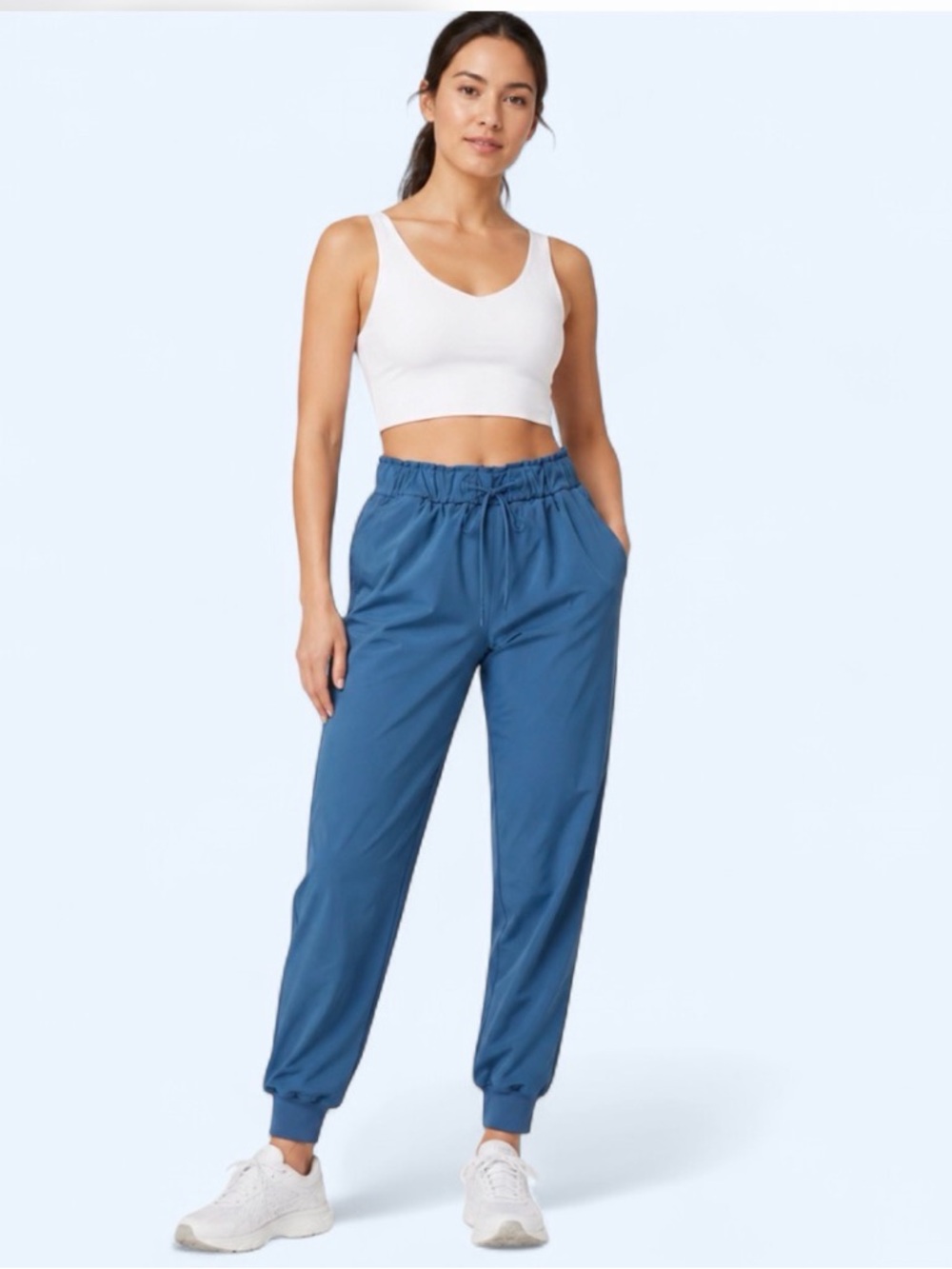Lululemon Stretch High-Rise Jogger Full Length Utility Blue 4 Athletic Pants